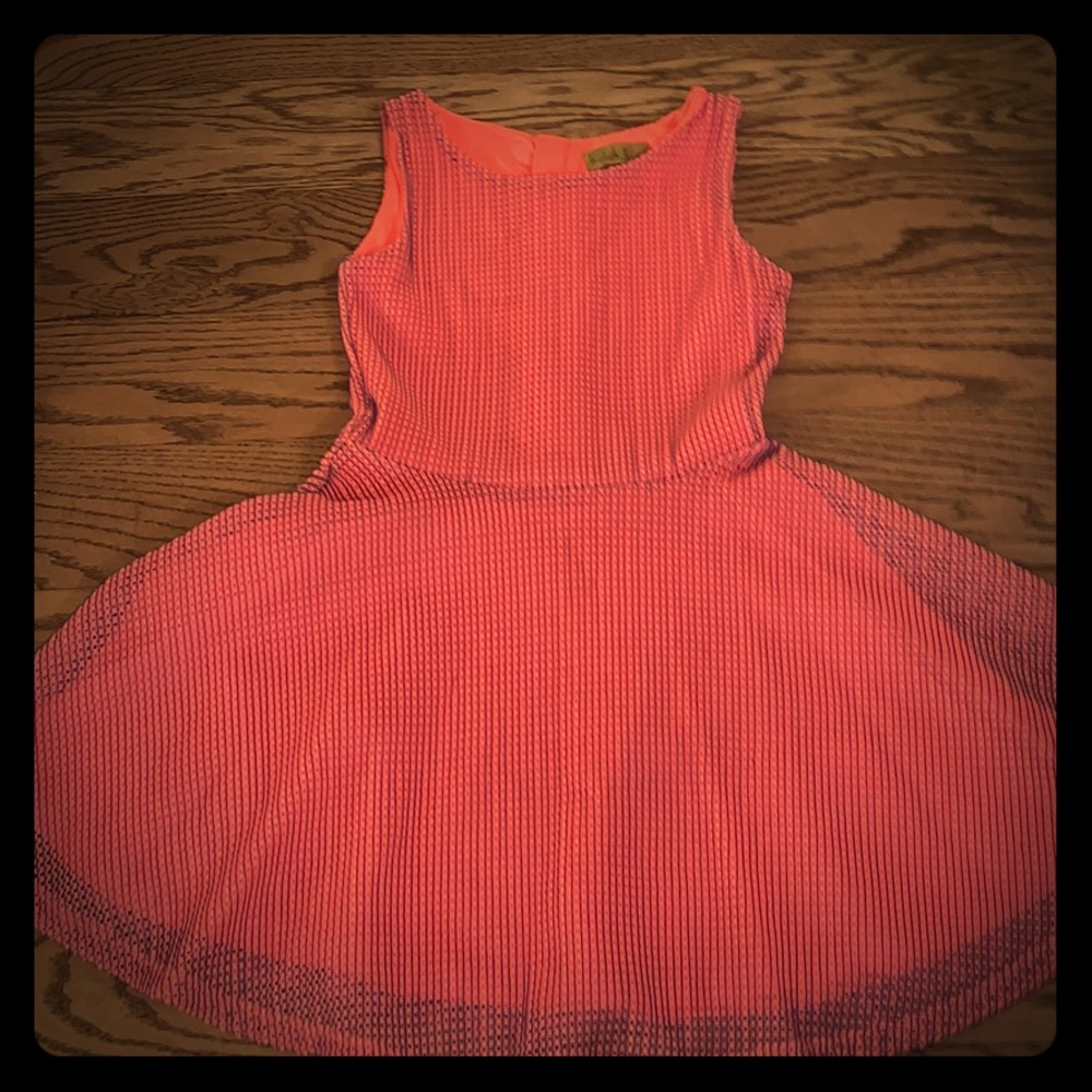 Girls pink and blue dress lightly used